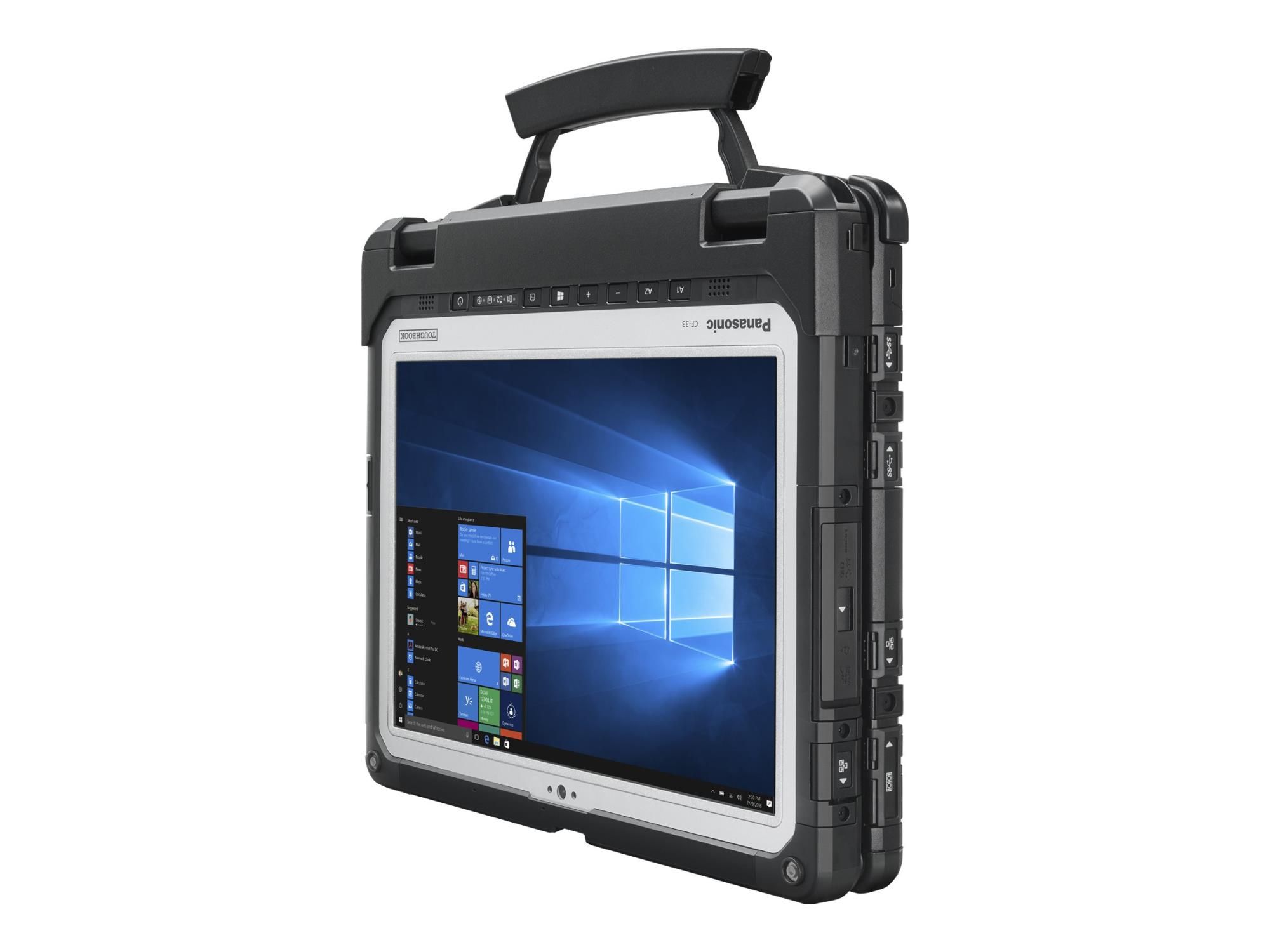 Panasonic Toughbook CF-33 - Robust - Tablet - Intel Core i5 1245U / 1.6 GHz - Win 11 Pro - Intel Iris Xe Grafikkarte - 16 GB RAM - 512 GB SSD TCG Opal Encryption, NVMe - 30.5 cm (12")