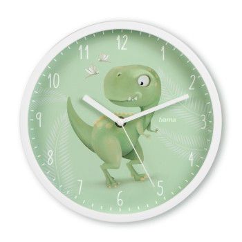 Hama Kinder-Wanduhr "Cebu", ohne Ticken, für Kinderzimmer, analog, Ø 25 cm