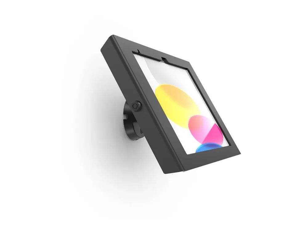 Compulocks Apex - Befestigungskit (Bügelhalterung, Gehäuse) - für Tablett - Neigen - verriegelbar - Aluminium, Metallrahmen - Schwarz - Wandmontage - für Apple 10.9-inch iPad (10. Generation)
