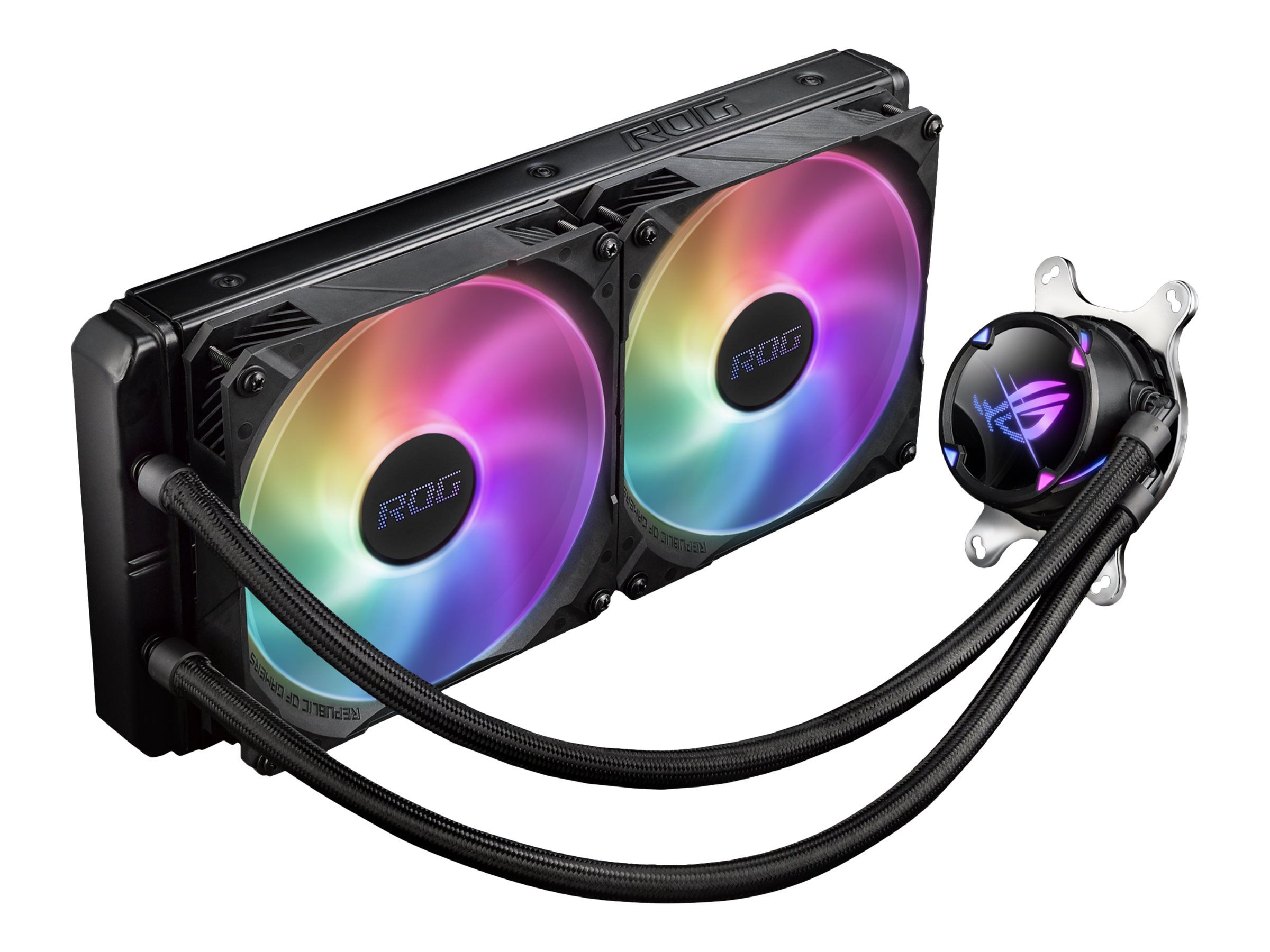 ASUS ROG STRIX LC II 280 ARGB - Prozessor-Flüssigkeitskühlsystem - (für: LGA1156, LGA1366, LGA1155, LGA2011, LGA1150, LGA2011-3, LGA1151, AM4, LGA2066, TR4, LGA1200)