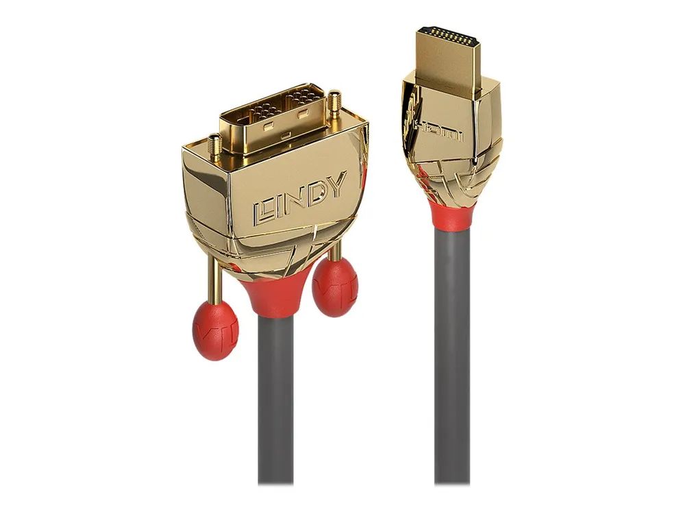 Lindy Gold Line - Adapterkabel - HDMI männlich zu DVI-D männlich