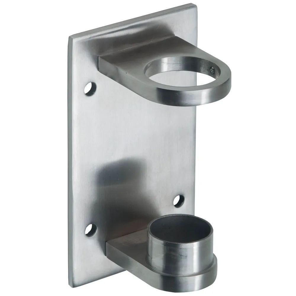 CROSO Wandanker für Rundrohr ø 42,4mm, Plattengröße 160 x 90 x 6mm,Edelstahl V2A