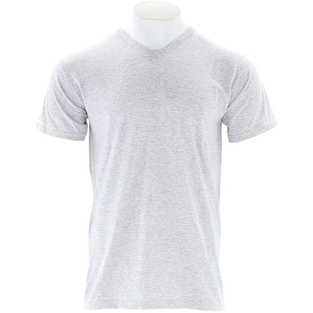 FRUIT OF THE LOOM T-Shirt V-Neck Type F270 grau meliert XL