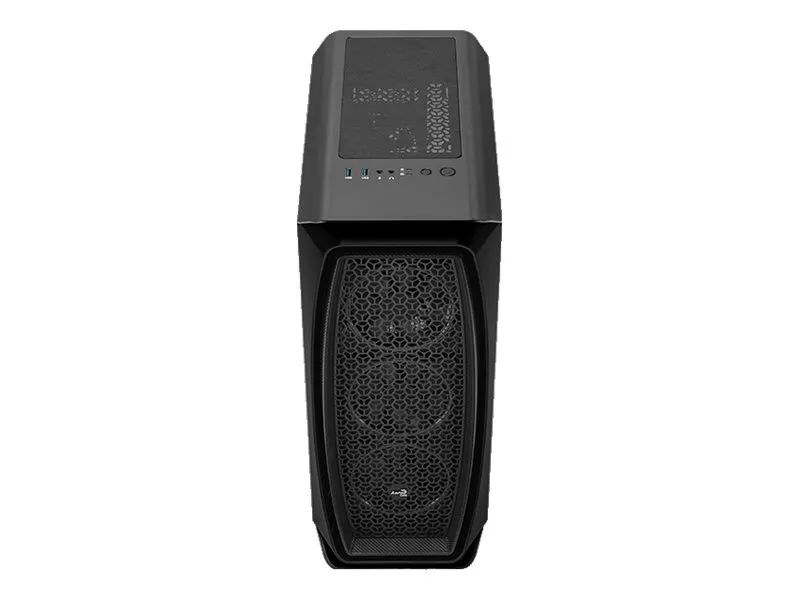 AEROCOOL ADVANCED TECHNOLOGIES AeroCool Aero One Mini Eclipse - Tempered Glass Edition - Tower - micro ATX - Seitenteil mit Fenster (gehärtetes Glas)