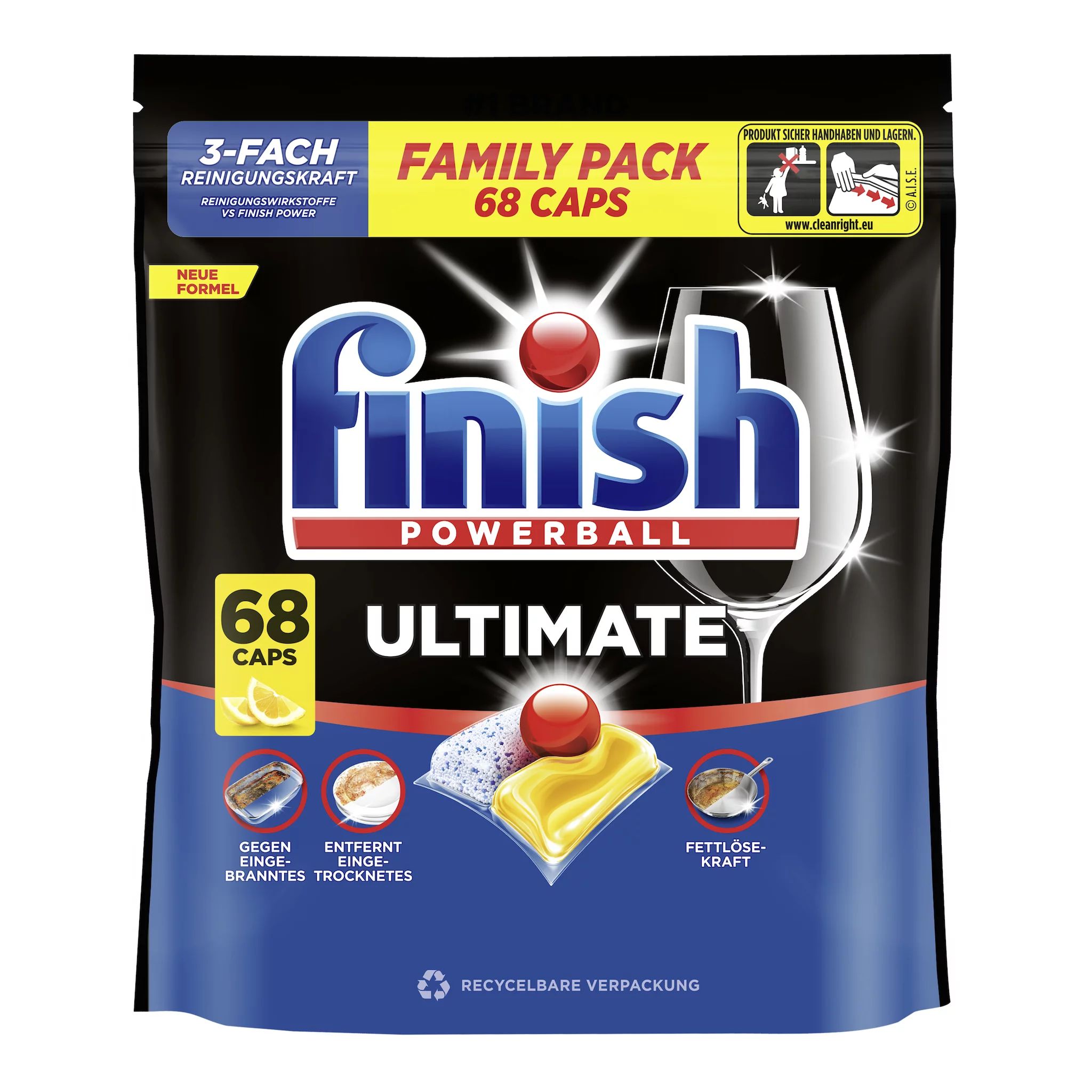 Finish Ultimate Family Pack Citrus 68 Caps