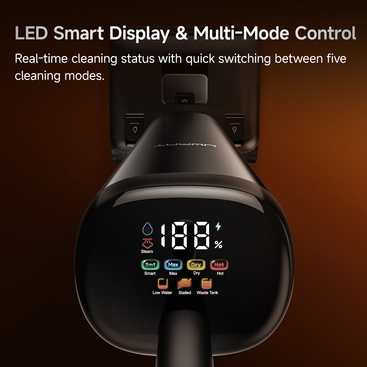 UWANT Wet&dry DX800 steam - black