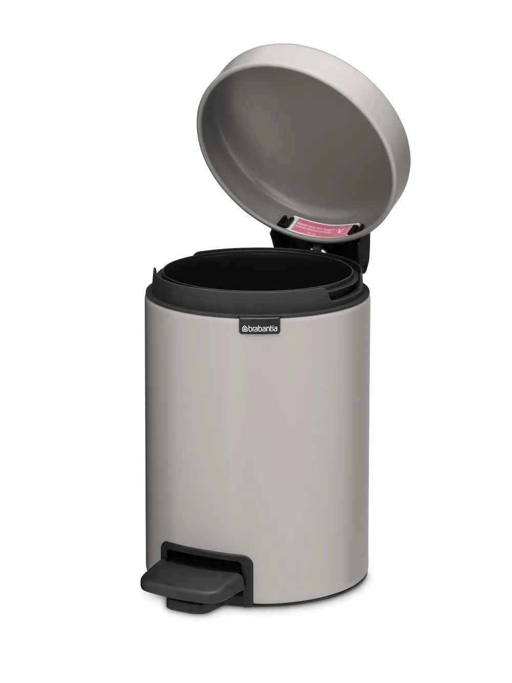 Brabantia NewIcon Treteimer, 3L - Soft Grey