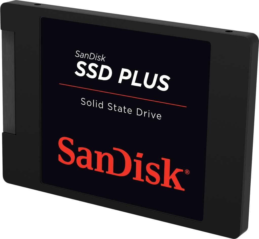 SanDisk SSD PLUS - SSD - 480 GB - intern - 2.5" (6.4 cm)