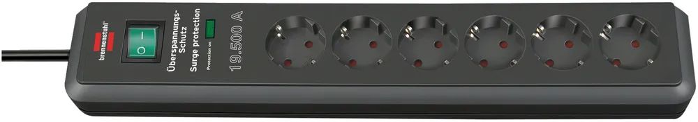 Brennenstuhl Stedoleiste SECURE-TEC, anthrazit,