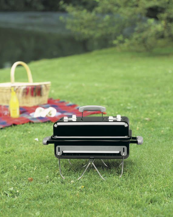 Weber Go-Anywhere Holzkohle, 42 x 26 cm, Black