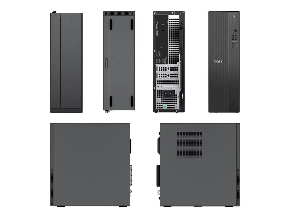 Dell Pro Slim Essential QVS1260 - Schlanker Desktop - Core Ultra 5 225 / 3.3 GHz - RAM 16 GB - SSD 512 GB - NVMe, QLC, Class 25 - Intel Graphics - Wi-Fi 6, Bluetooth, 1GbE - WLAN: 802.11a/b/g/n/ac/ax, Bluetooth - Win 11 Pro - Monitor: keiner - Schwar