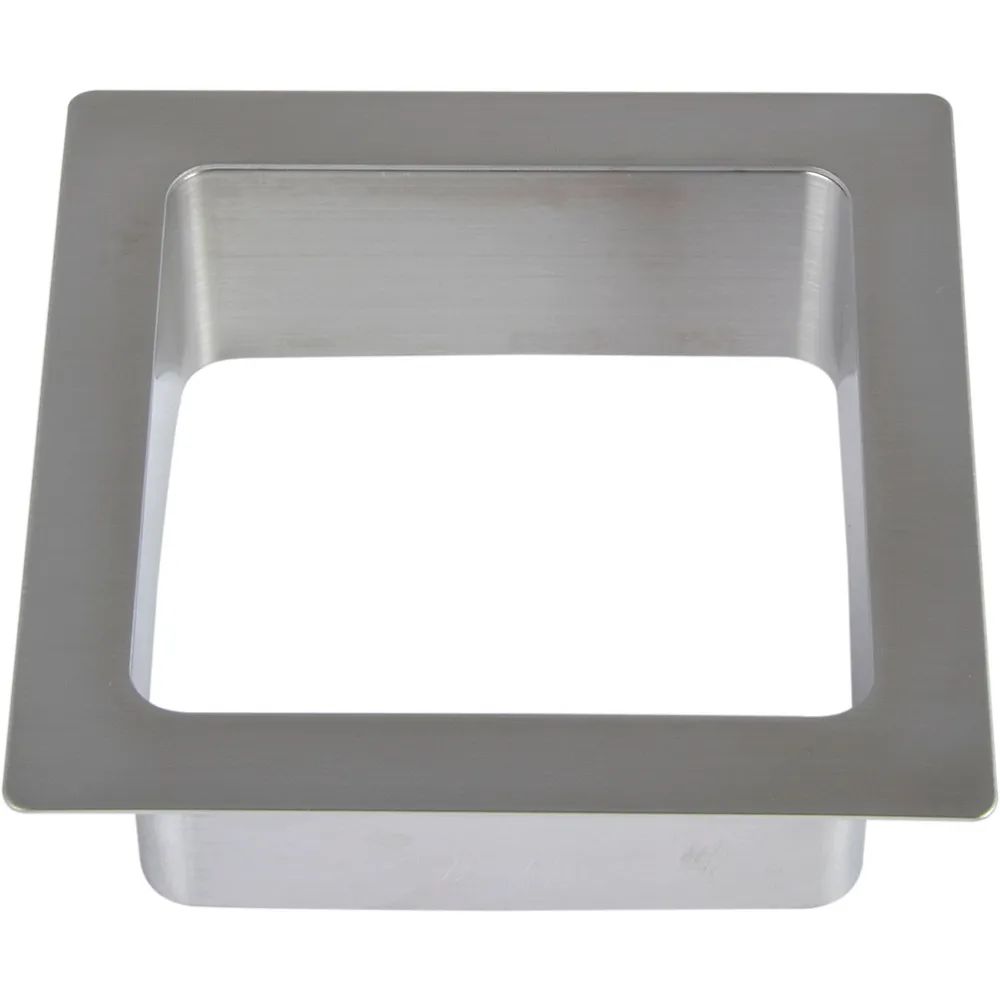LAMP® Einwurfrahmen eckig 108 x 108 mm Edelstahl