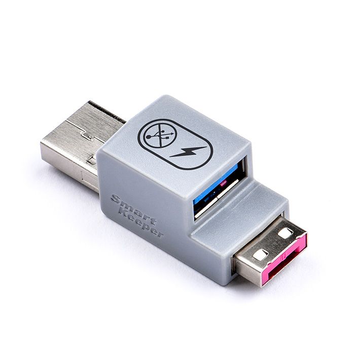 Smart Keeper Basic"USB-A Port" Smart Data Blocker pink