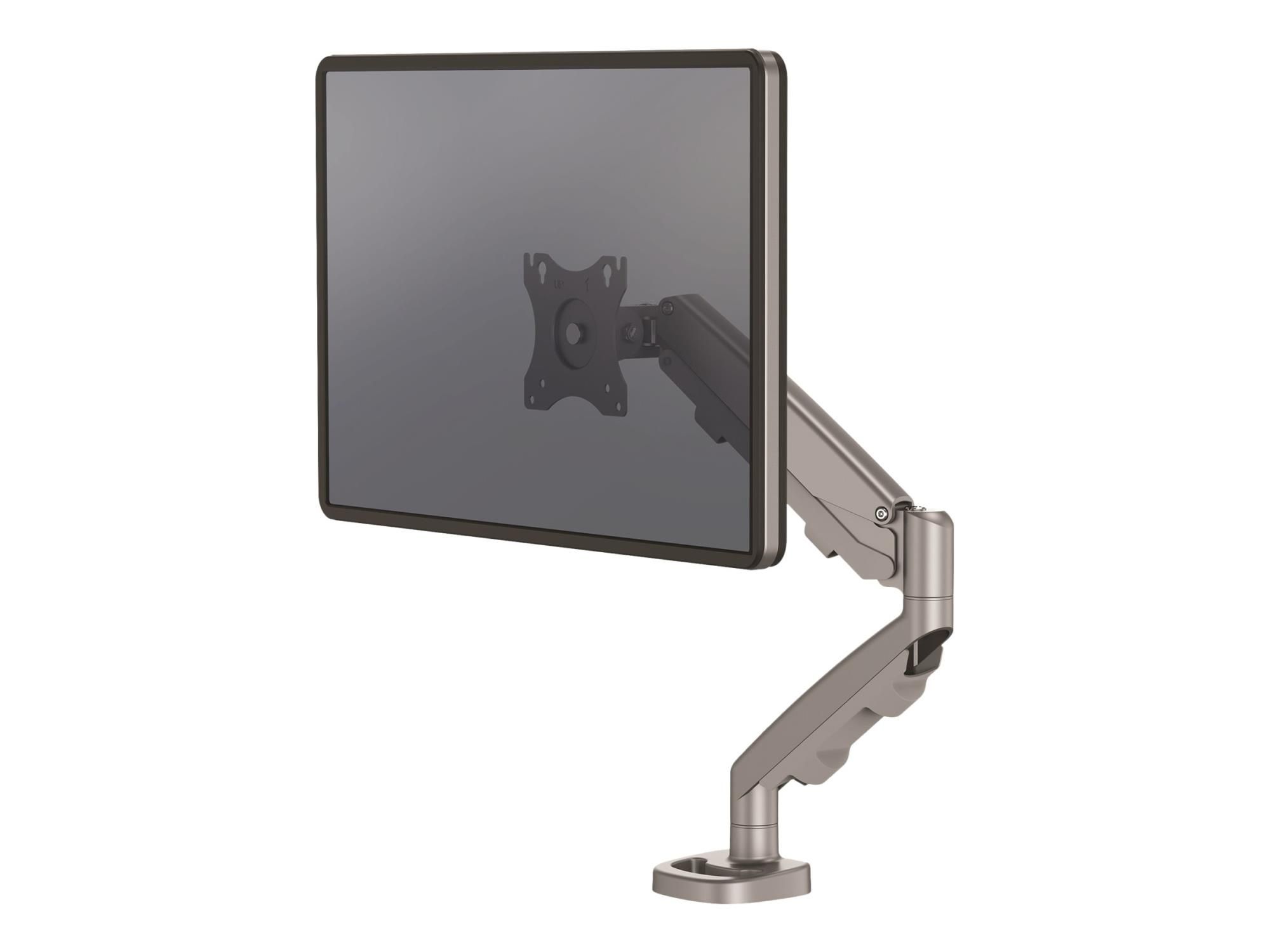 Fellowes Eppa - Befestigungskit (Monitorarm, Gasfeder) - für Monitor - Stahl - Silber, RAL 9023 - Bildschirmgröße: 99.1 cm (39")