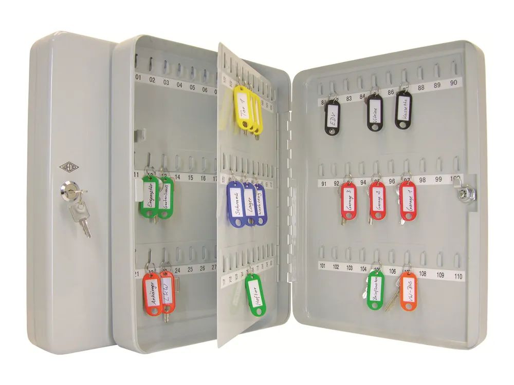 WEDO Schlüsselschrank - 110 Haken - Stahl