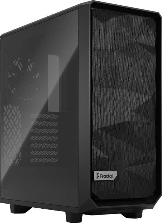 Fractal Design Meshify 2 Compact Light Tempered Glass - Mid tower - ATX - Seitenteil mit Fenster (gehärtetes Glas)