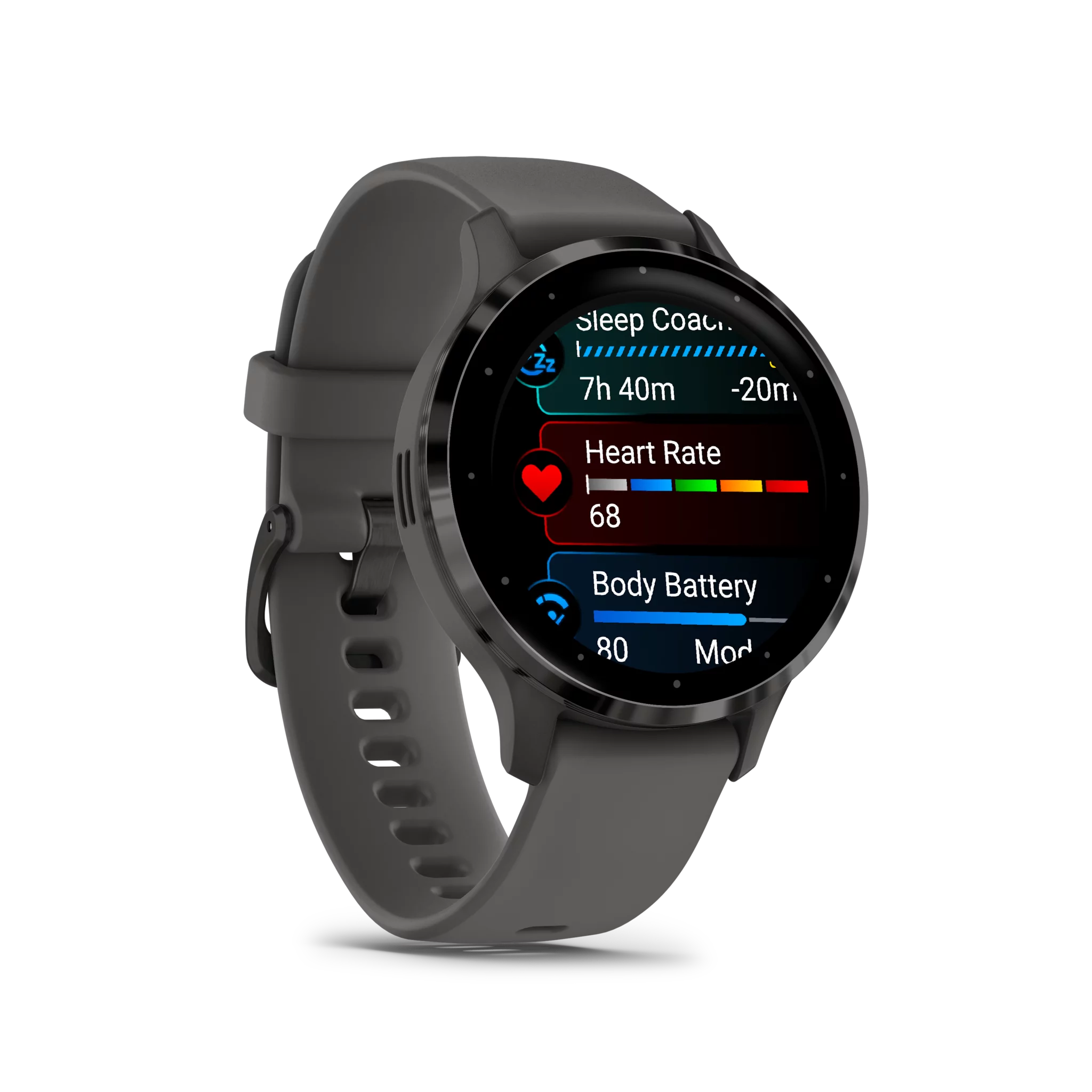 Garmin VENU 3S, Kieselgrau/Schiefergrau