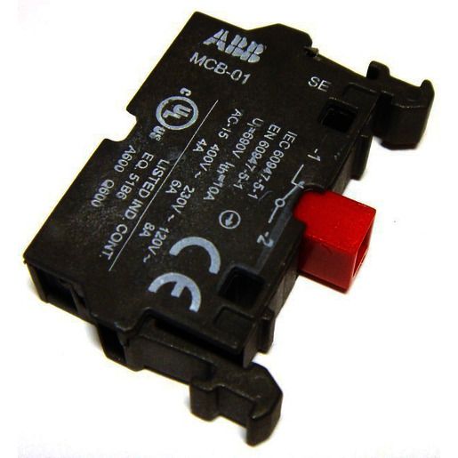 ABB KONTAKTBLOCK 1Ö O.HALT. MCB-01 / MCB-01 1SFA611610R1010