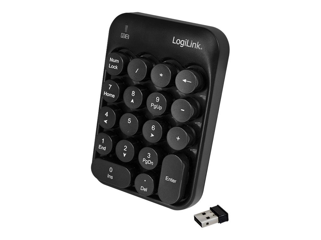 LogiLink Tastatur - mit Touchpad - kabellos