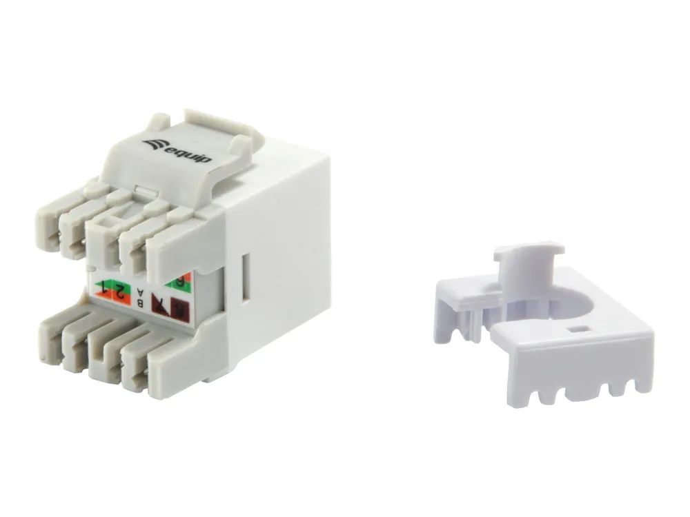 Equip Pro - Keystone Jack - CAT 6 - RJ-45 - weiß (Packung mit 8)