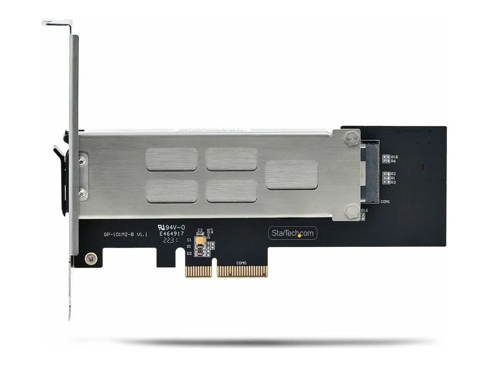 StarTech.com M.2 NVMe SSD to PCIe x4 Mobile Rack/Backplane with Removable Tray for PCI Express Expansion Slot, Tool-less Installation, PCIe 4.0/3.0 Hot-Swap Drive Bay, Key Lock - 2 Keys Included - Schnittstellenadapter - M.2 - M.2 NVMe Card / PCIe 4.