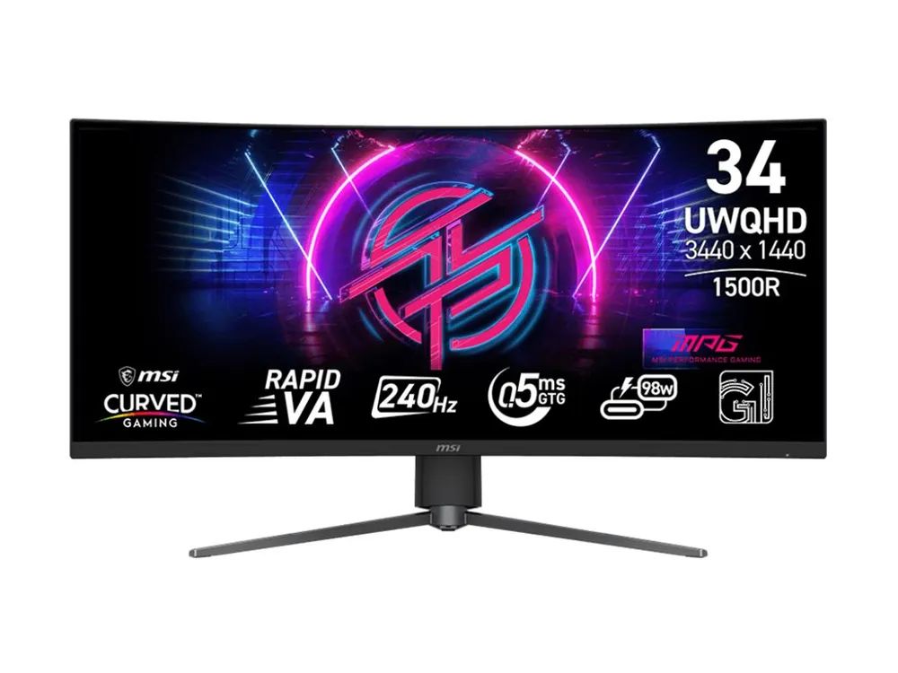 MSI MPG 346CQRF X24 - LED-Monitor - Gaming - gebogen - 86.4 cm (34")