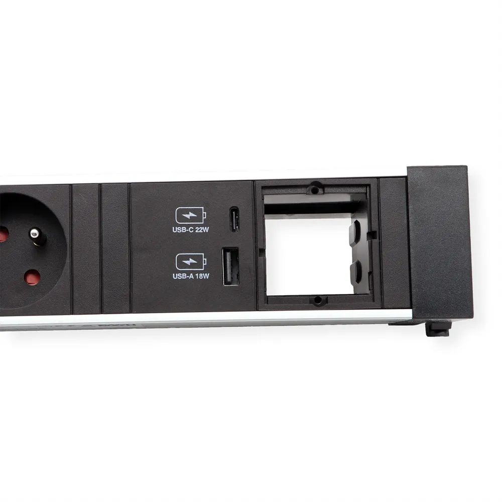 BACHMANN POWER FRAME M 2xUTE 1xCM 1xUSB A/C 22W 0,2m GST18