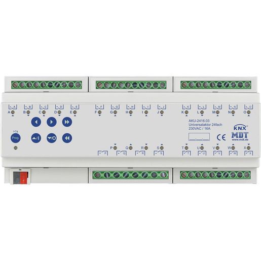 MDT UNIVERSALAKT. 24FACH 16A 230V / AKU-2416.03