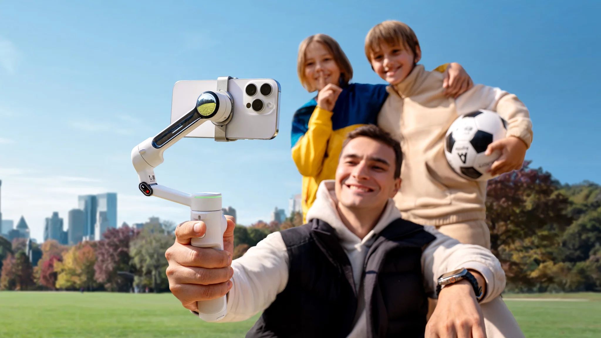 Insta360 Flow 2 Pro Standard Bundle Schneeweiß