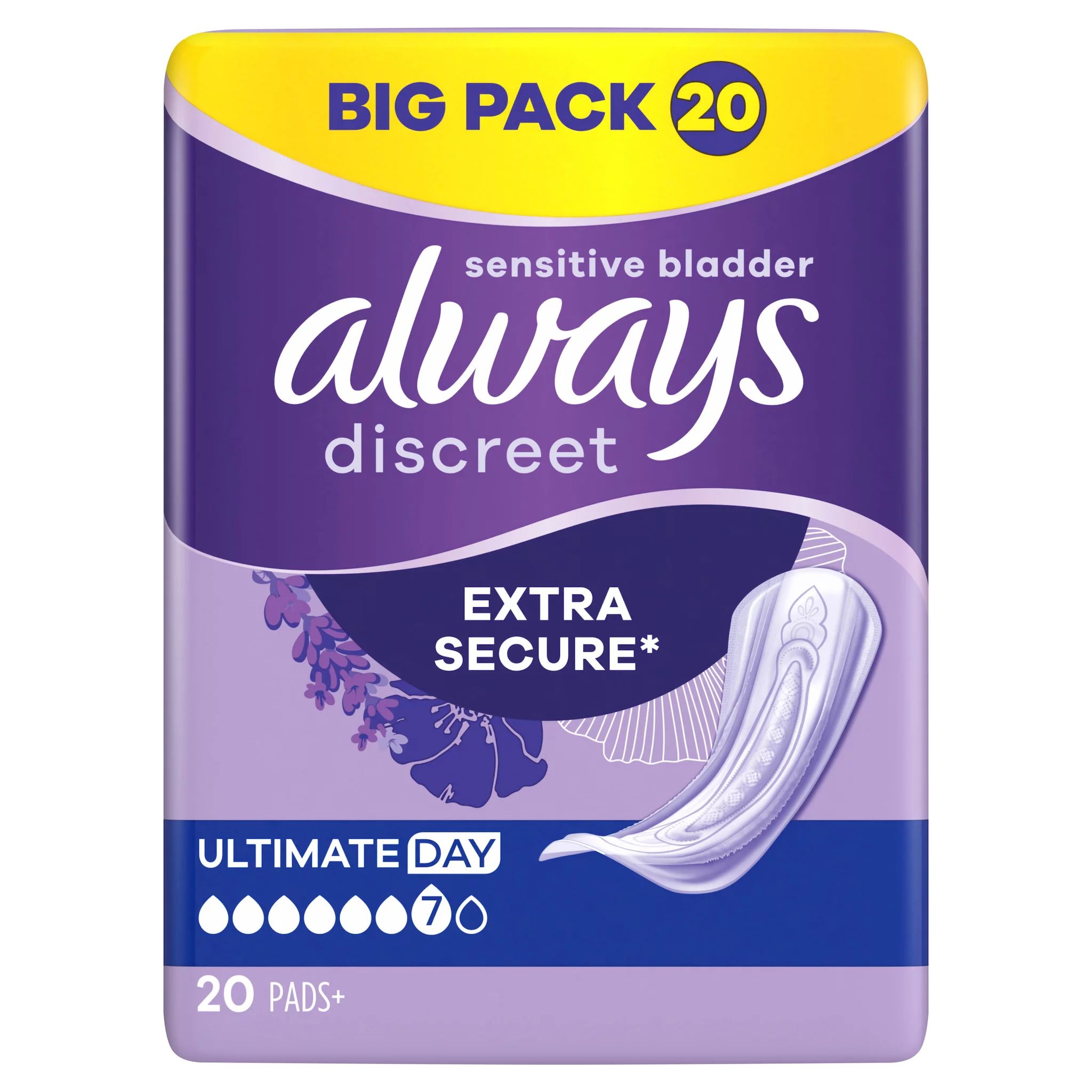 always Discreet Inkontinenz Ultimate Tag Big Pack 20