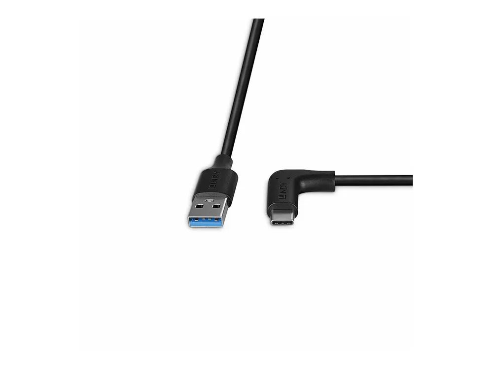 Lindy 0.5m USB 3.2 Typ A an C Kabel 90° gewinkelt