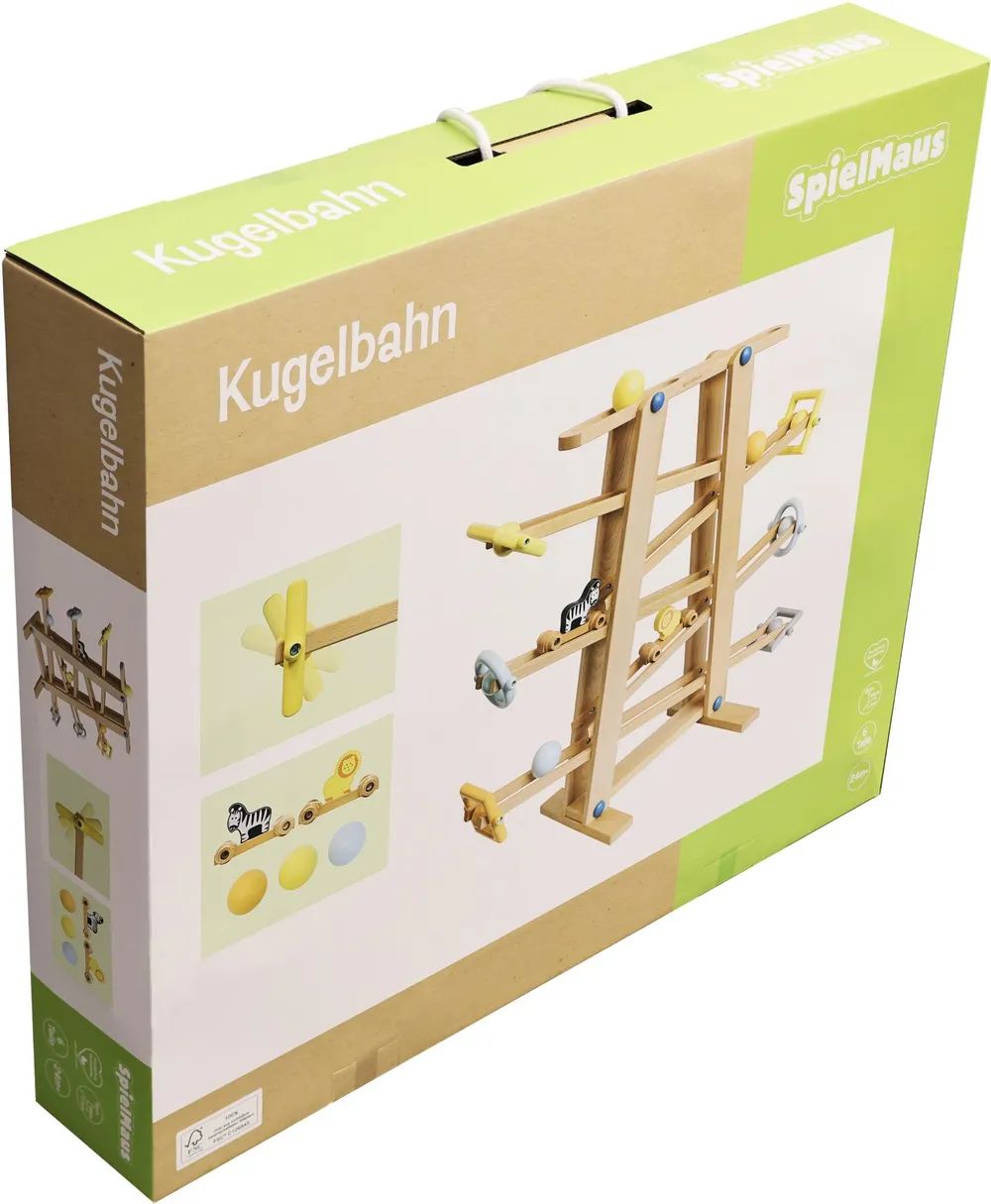 VEDES Großhandel GmbH - Ware SMH Holz Kugelbahn mit Rollelementen