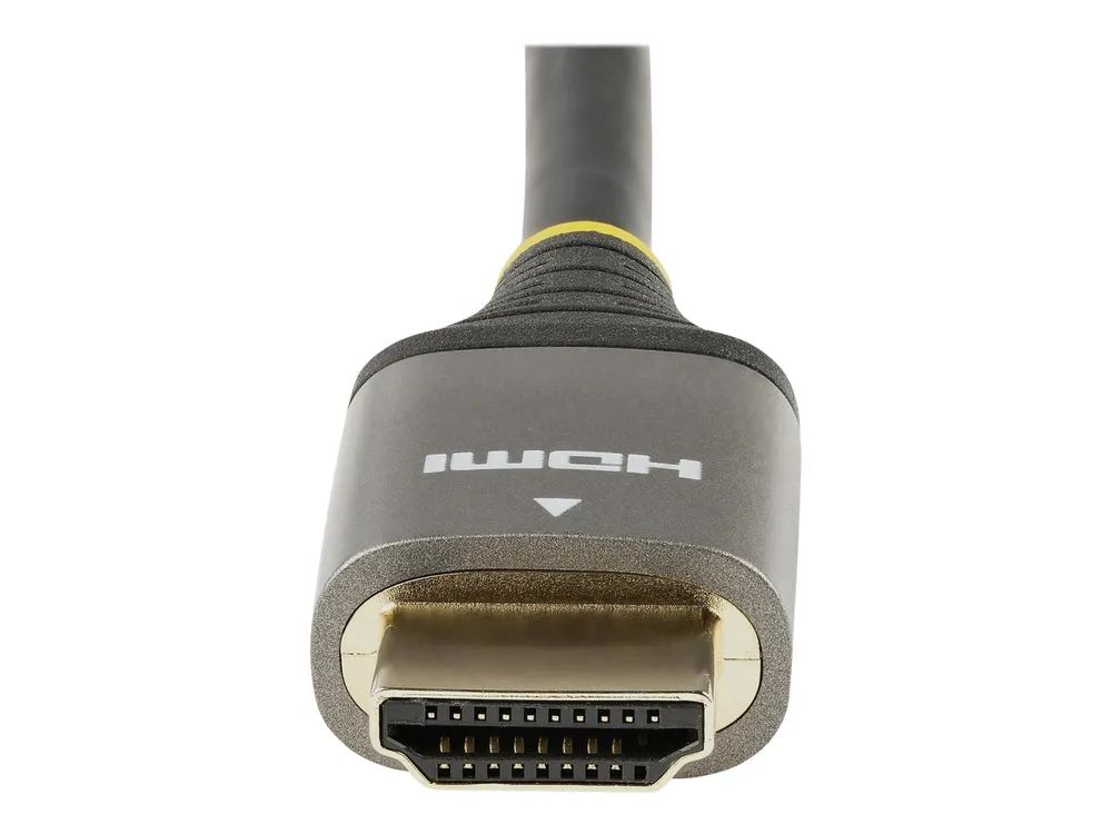 StarTech.com 4 m Premium Zertifiziertes HDMI 2.0 Kabel Mit Ethernet 4k - Premium Highspeed - HDMI-Kabel mit Ethernet - HDMI männlich zu HDMI männlich - 4 m - abgeschirmt - Grau, Schwarz - passiv, unterstützt 4K 60 Hz (3840 x 2160)