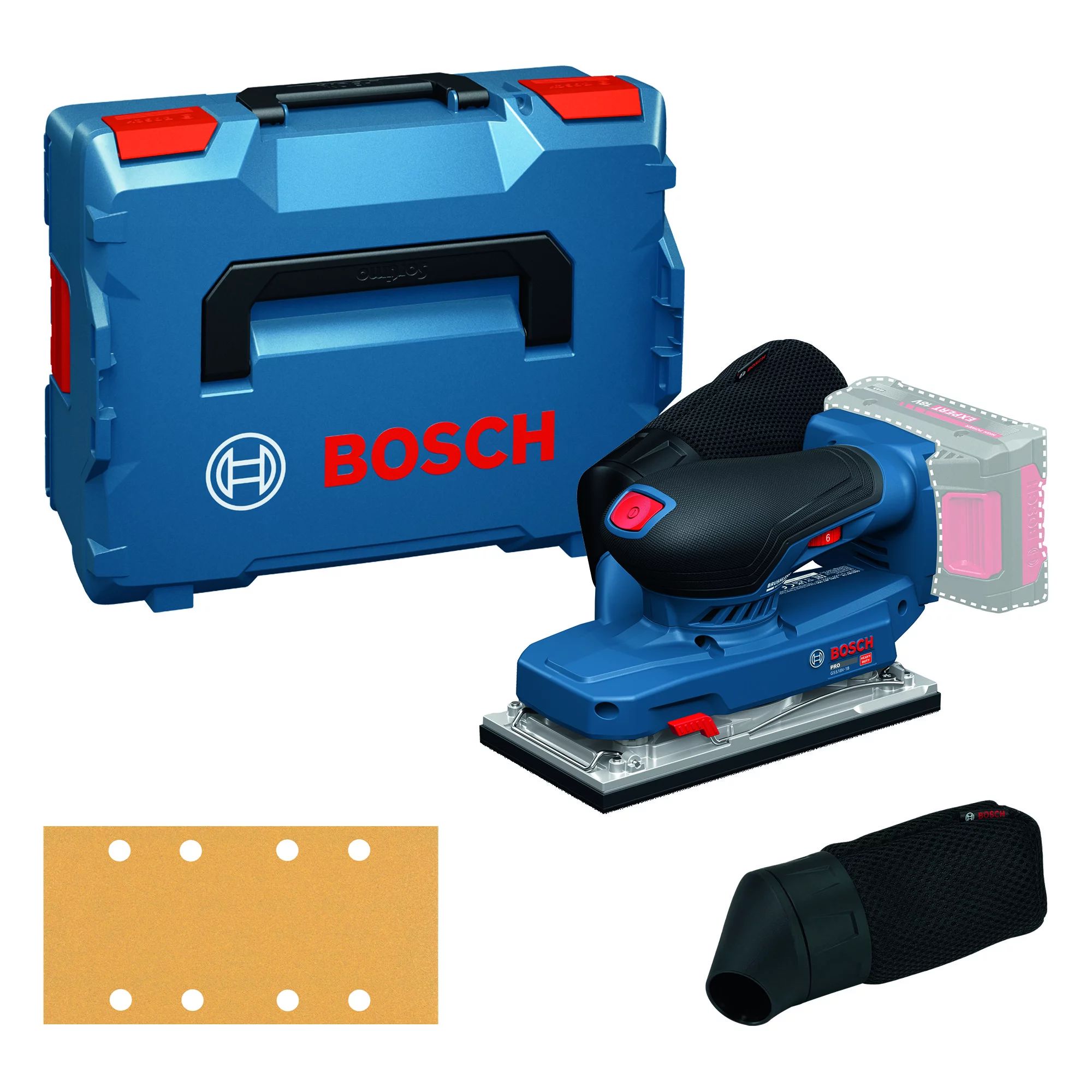 Bosch GSS18V-18  Akku-Schwingschleifer solo