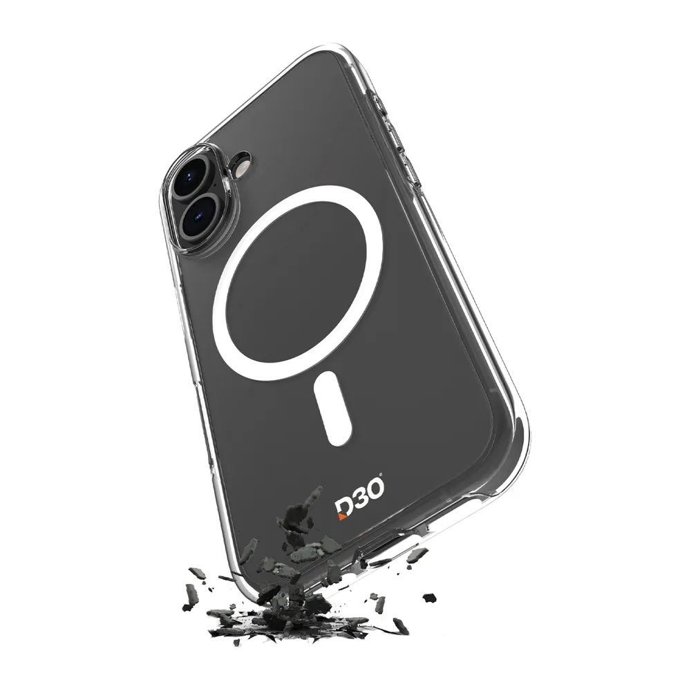 PURO IMPACT CLEAR D3O Cover für iPhone 17, transparent