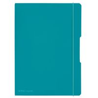 Herlitz 50015986 - Einfarbig - Türkis - A4 - 80 Blätter - 80 g/m² - Hardcover