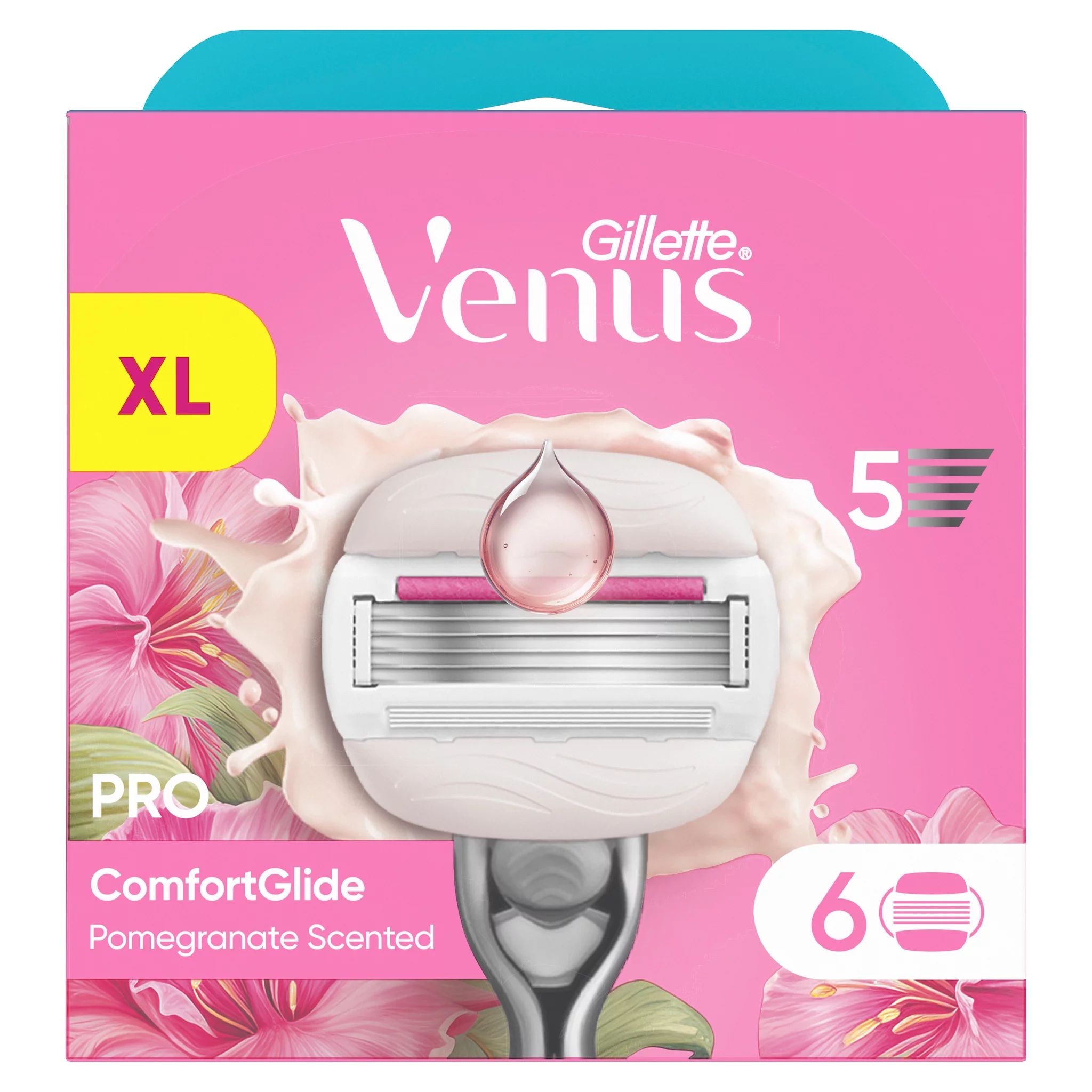 Gillette Venus Pro Comfortglide Tropical Systemklinger 6er