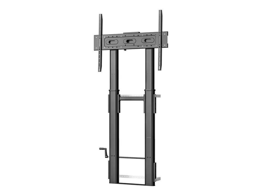 TECH DATA Vision X-Series VFM-F26W - Aufstellung - Höhe einstellbar - für Flachbildschirm - 80kg - Stahl - sandgestrahlt schwarz - Bildschirmgröße: 140-254 cm (55"-100")