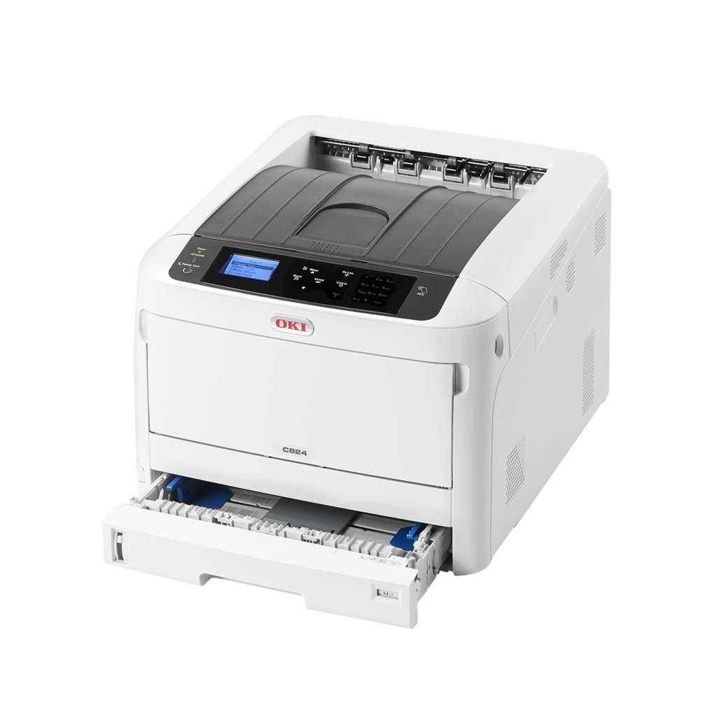 OKI C824dn - Drucker - Farbe - Duplex - LED - A3 - 1200 x 600 dpi - bis zu 26 Seiten/Min. (einfarbig