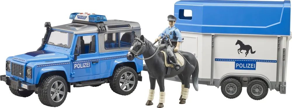 Bruder Spielwaren GmbH + Co. KG Land Rover Defender Polizeifahrzeug