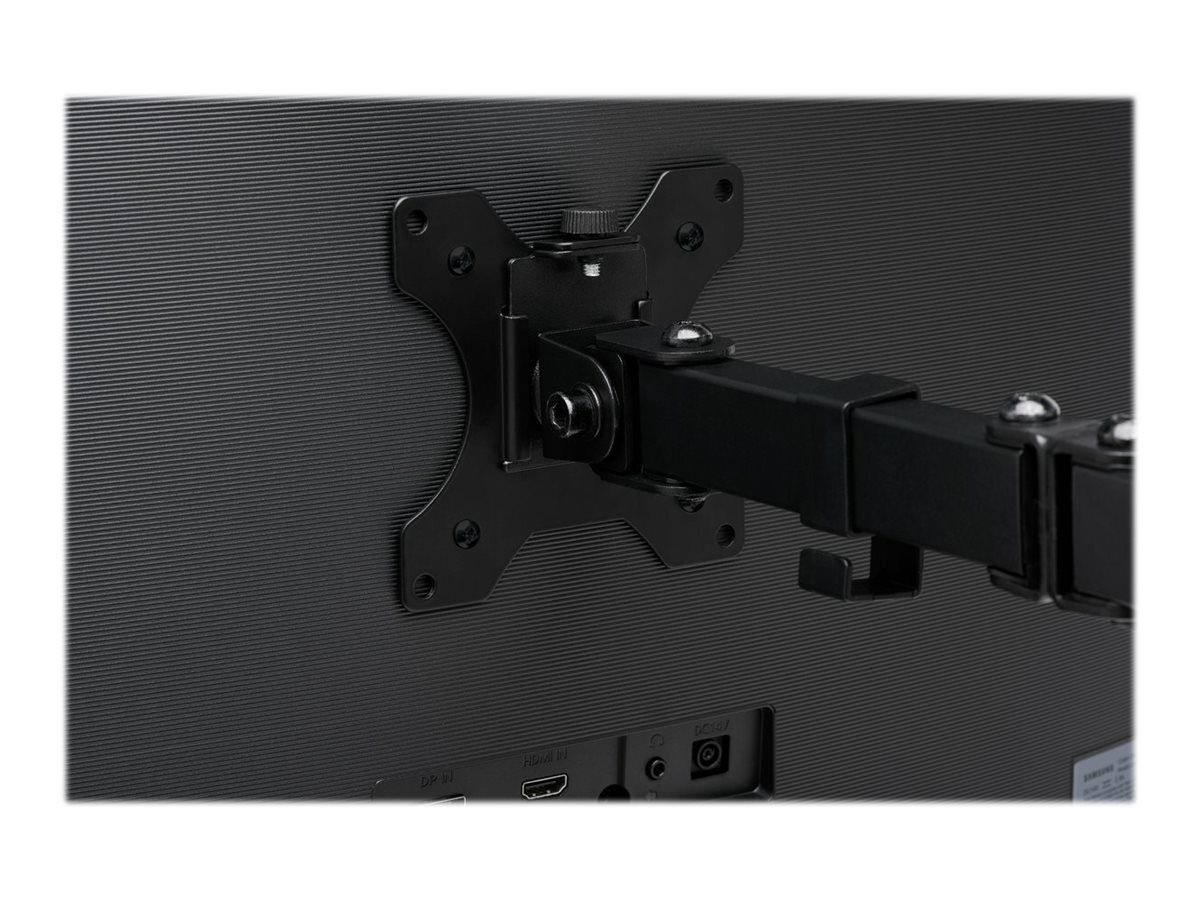 Kensington SmartFit Ergo Single Extended Monitor Arm - Befestigungskit - einstellbarer Arm - für Monitor - pulverbeschichteter Stahl - Schwarz - Bildschirmgröße: bis zu 86,4 cm (bis zu 34 Zoll)