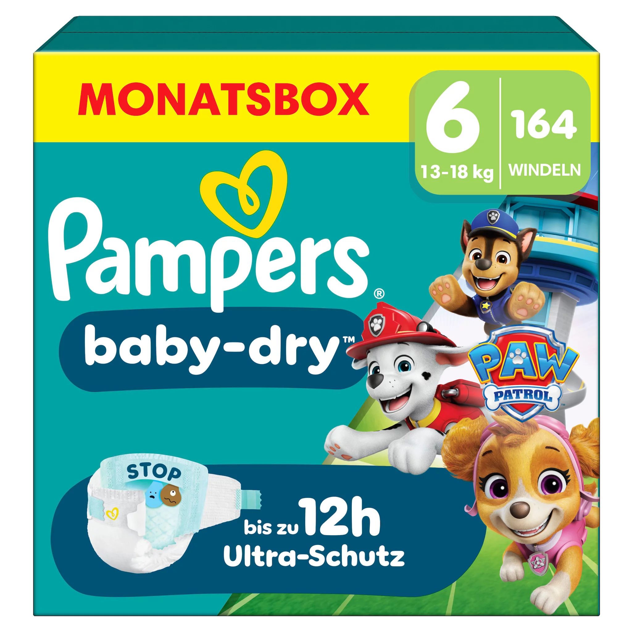 Pampers Baby Dry Gr.6 Extra Large 14-19kg Paw Patrol