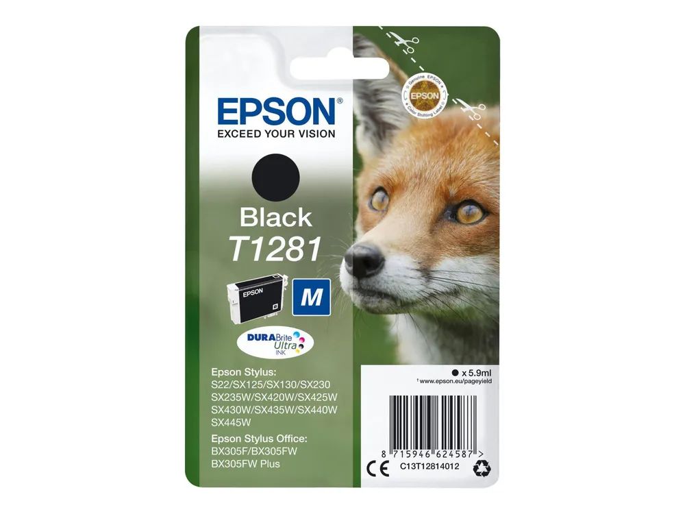 Epson T1281 - Größe M - Schwarz - original