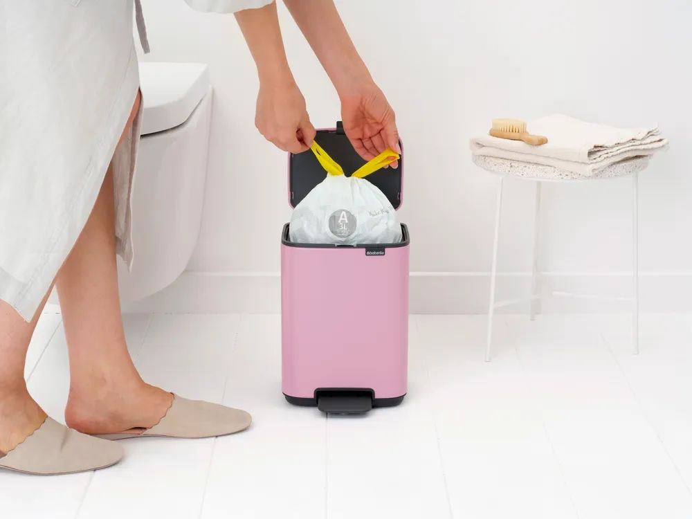 Brabantia Bo Treteimer, 4L - Lilac Pink