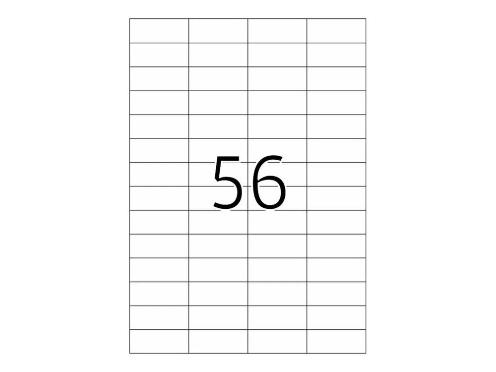 HERMA Special - Papier - matt - selbstklebend, entfernbarer Klebstoff - weiß - 52.5 x 21.2 mm 1400 Etikett(en) (25 Bogen x 56)