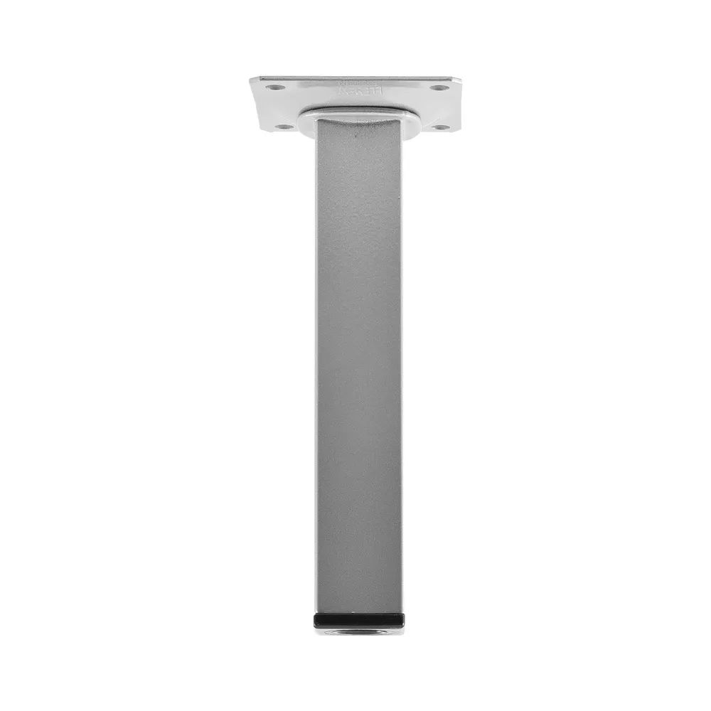 alfer® Austria GmbH  ELEMENT SYSTEM Möbelfuß Quadratrohr 25 x 250 mm Stahl silber