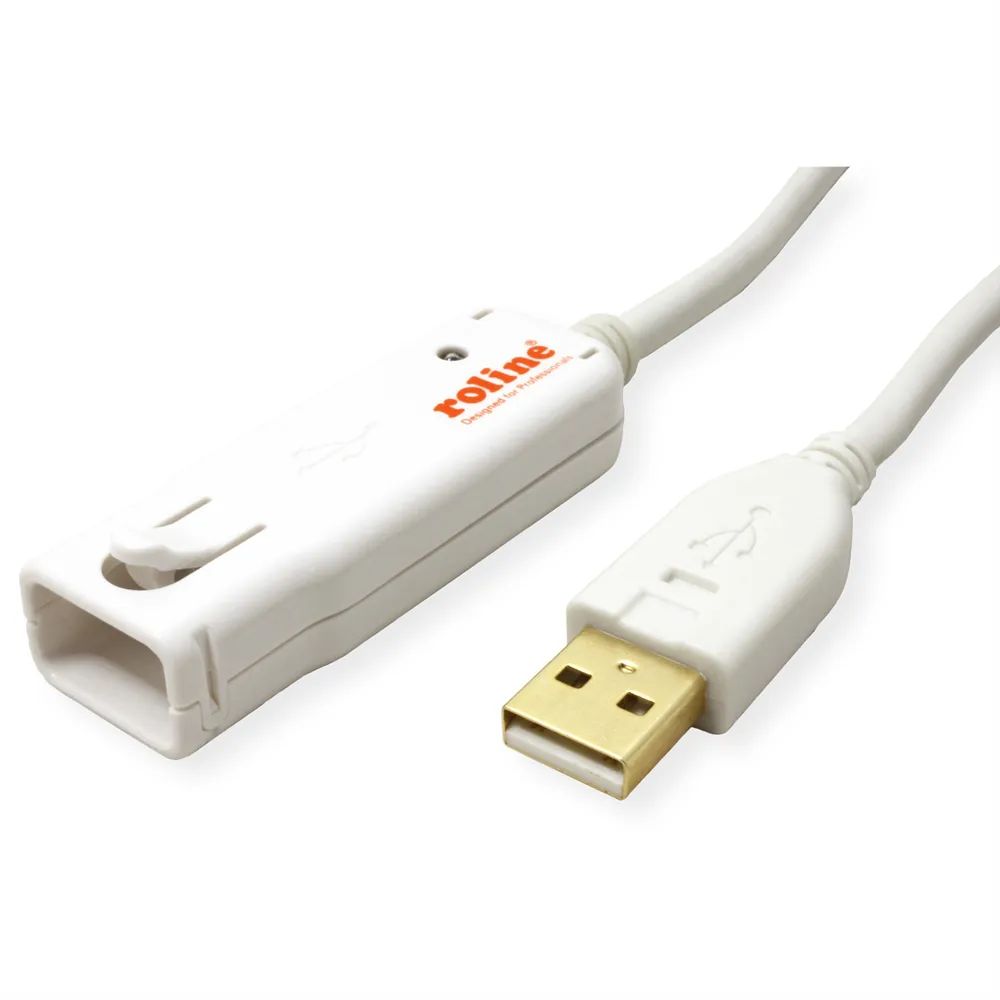 ROLINE USB 2.0 Aktives Repeater Kabel (nur für 12.04.1085), 12 m