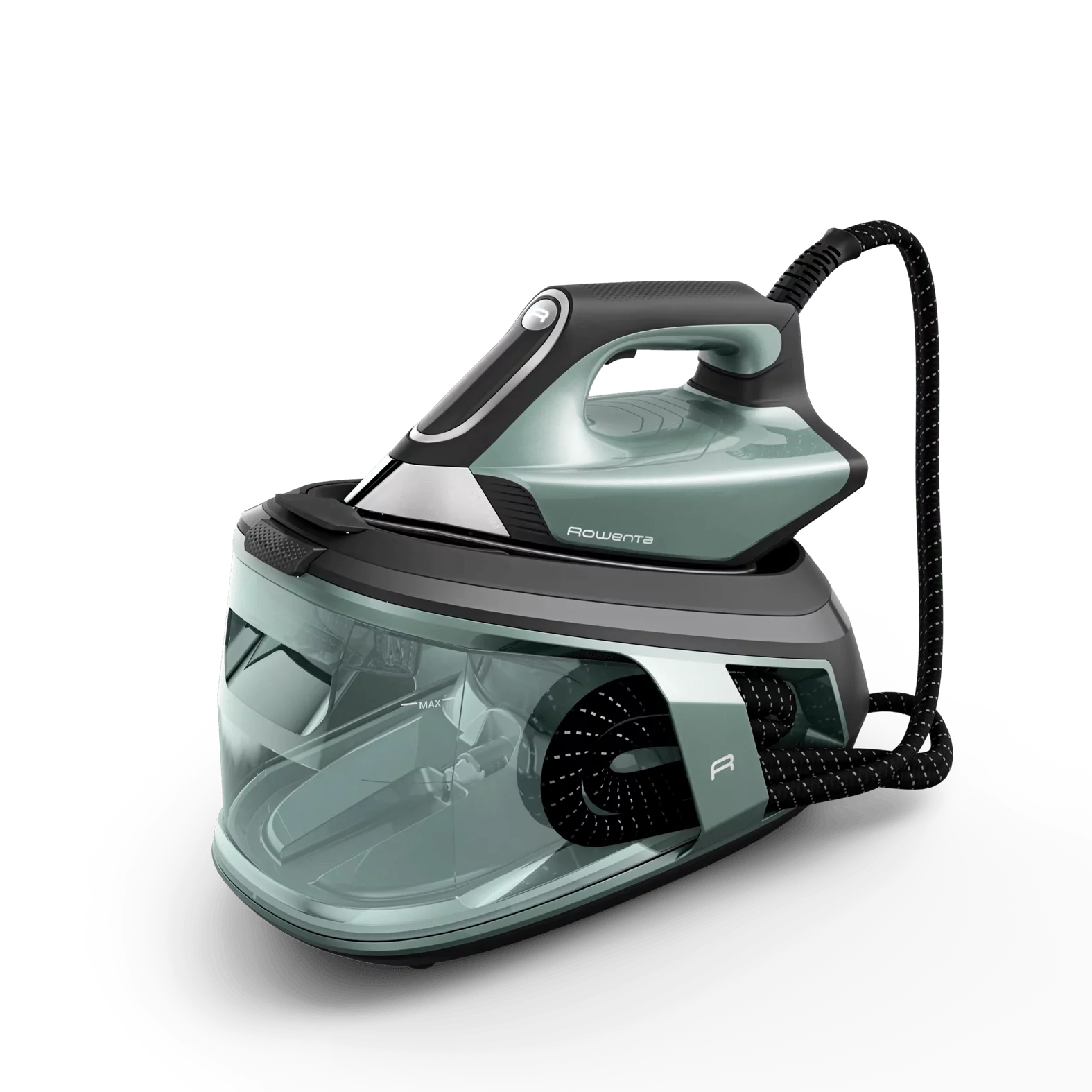 Rowenta VR9042 Dampfbügelstation Force Pro 500 - Eukalyptus & Schwarz