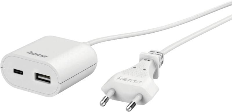 Hama 223204 USB-A+C NETZTEIL/KABEL/2F/17,5W