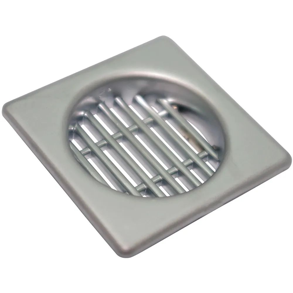 SMK Ges.m.b.H. Metall und Kunststoffwerk Lüftungsgitter ø 36 mm/43 x 43 mm Kunststoff verchromt matt